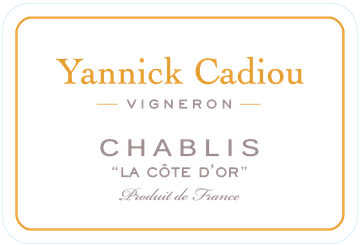Etiquette Chablis Yannick Cadiou