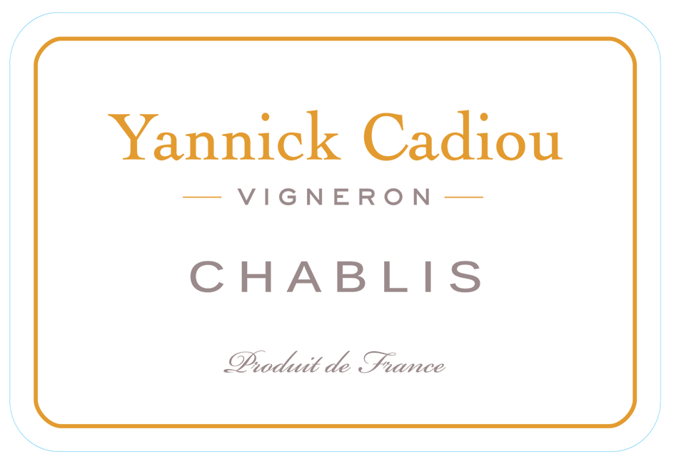 Etiquette Chablis Yannick Cadiou