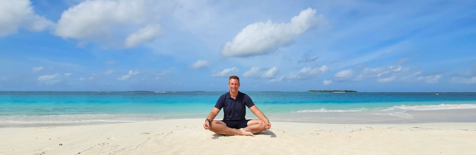 Meditation am Strand