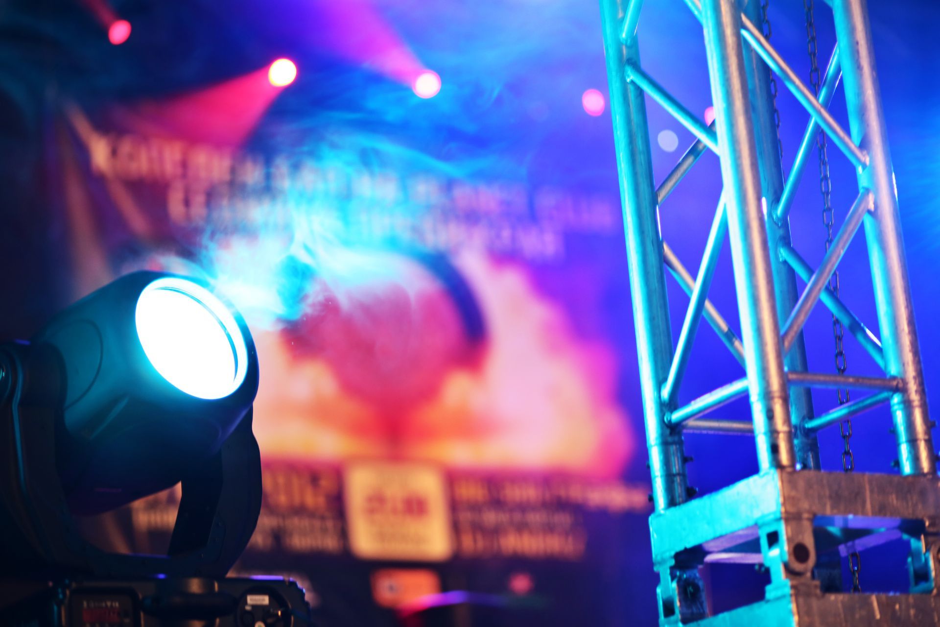 lights on stage