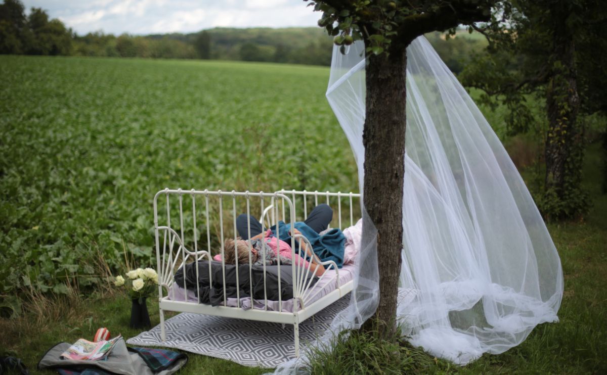 Ruhe finden im Himmelbett