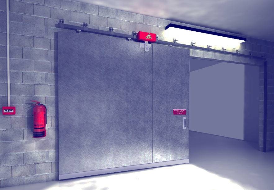 Protexia incendie, vérification réparation et installation de portes coupe feu coulissantes dans les garages pour la protection incendie
