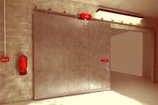 Protexia incendie, réparation vérification et installation de porte coupe feu coulissante dans les garages pour la protection incendie