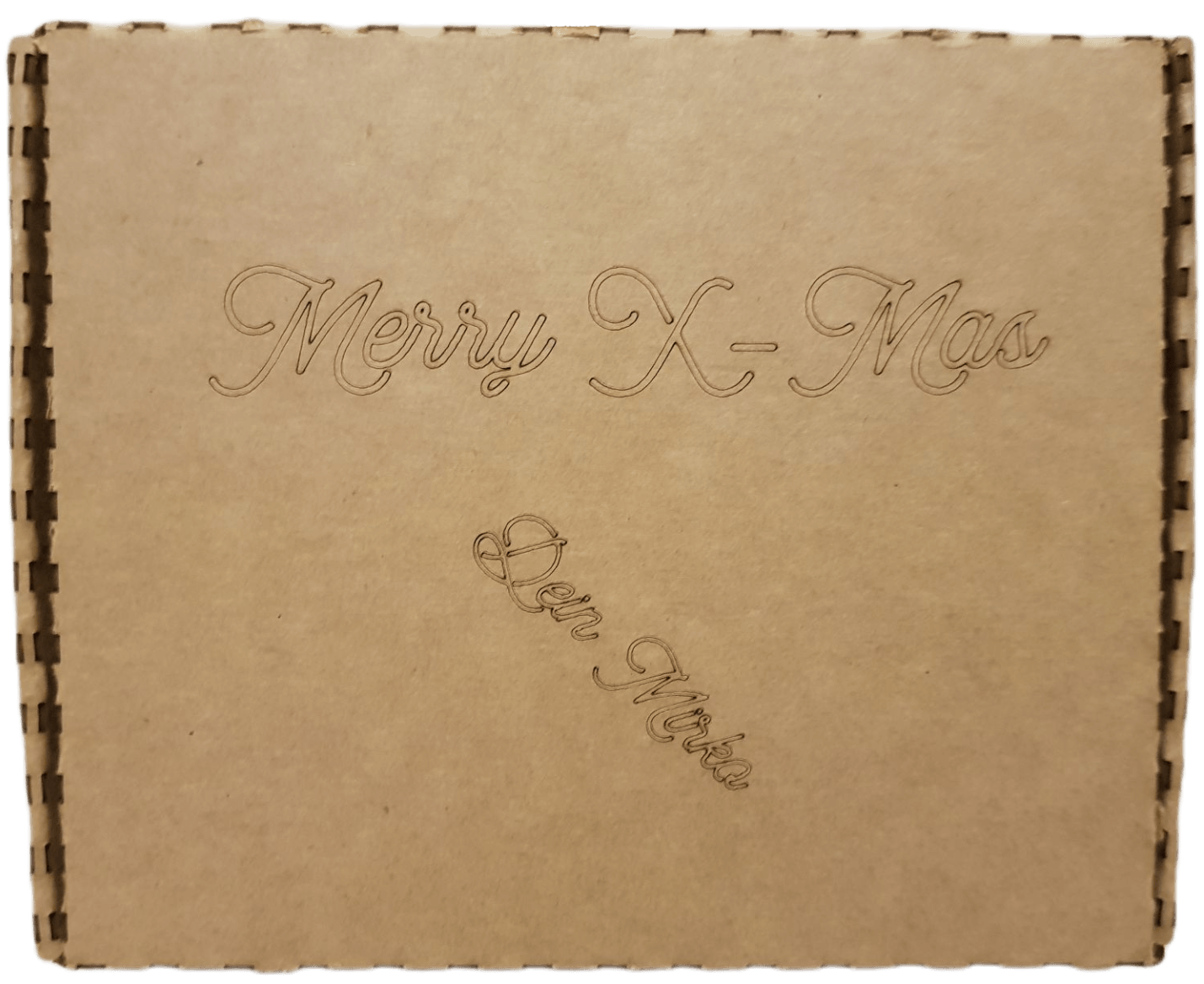 Pappschachtel als Geschenkverpackung für Geldbörsen