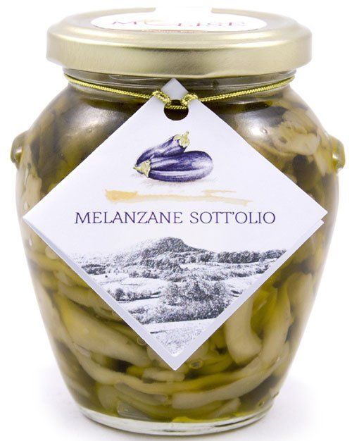 Melanzane, olio extra vergine di oliva 100% italiano