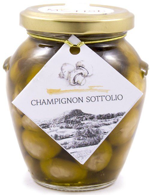 Eingelegte Kleine Champignons