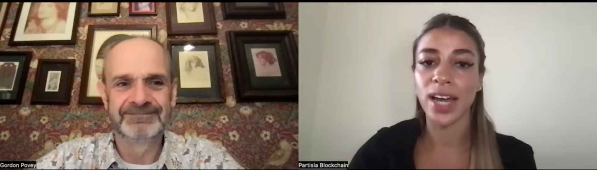 Gordon Povey (Kin) and Amana Goldie (Partisia Blockchain)