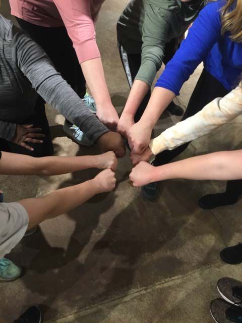 Woman's Self Defense in Lancaster Pa. Team work