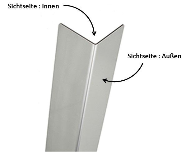 Winkelprofile aus Edelstahl nach Maß Winkelprofile aus Edelstahl nach Maß