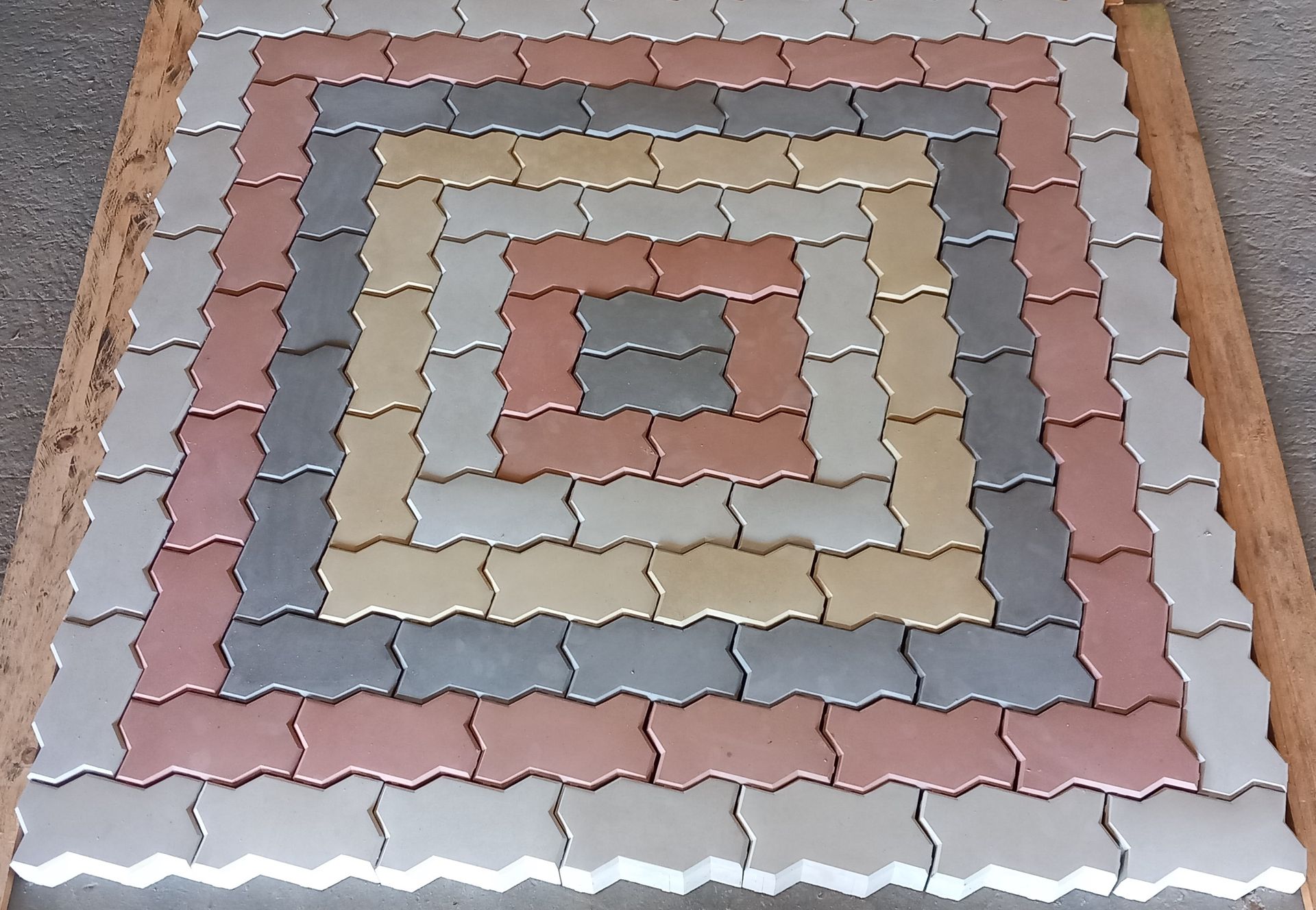 Pflastersteine aus Beton für Terrasse Pflastersteine aus Beton für Terrasse