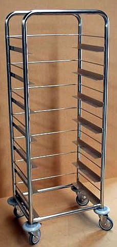 Tablettwagen aus Edelstahl Tablettwagen aus Edelstahl nach Maß