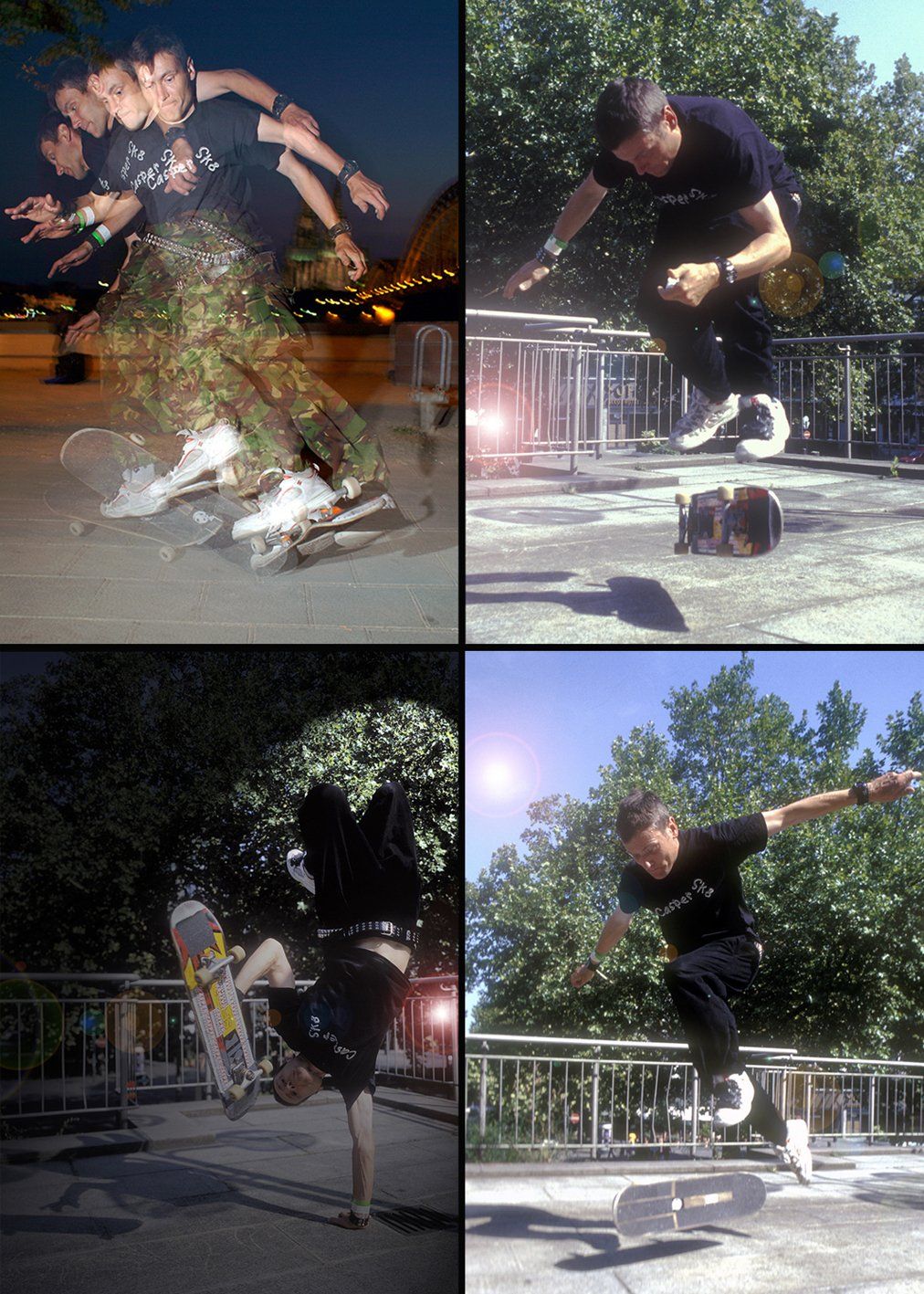 Fotoshooting in Köln. Freestyle Skateboarding, Guenter Mokulys, 2004.