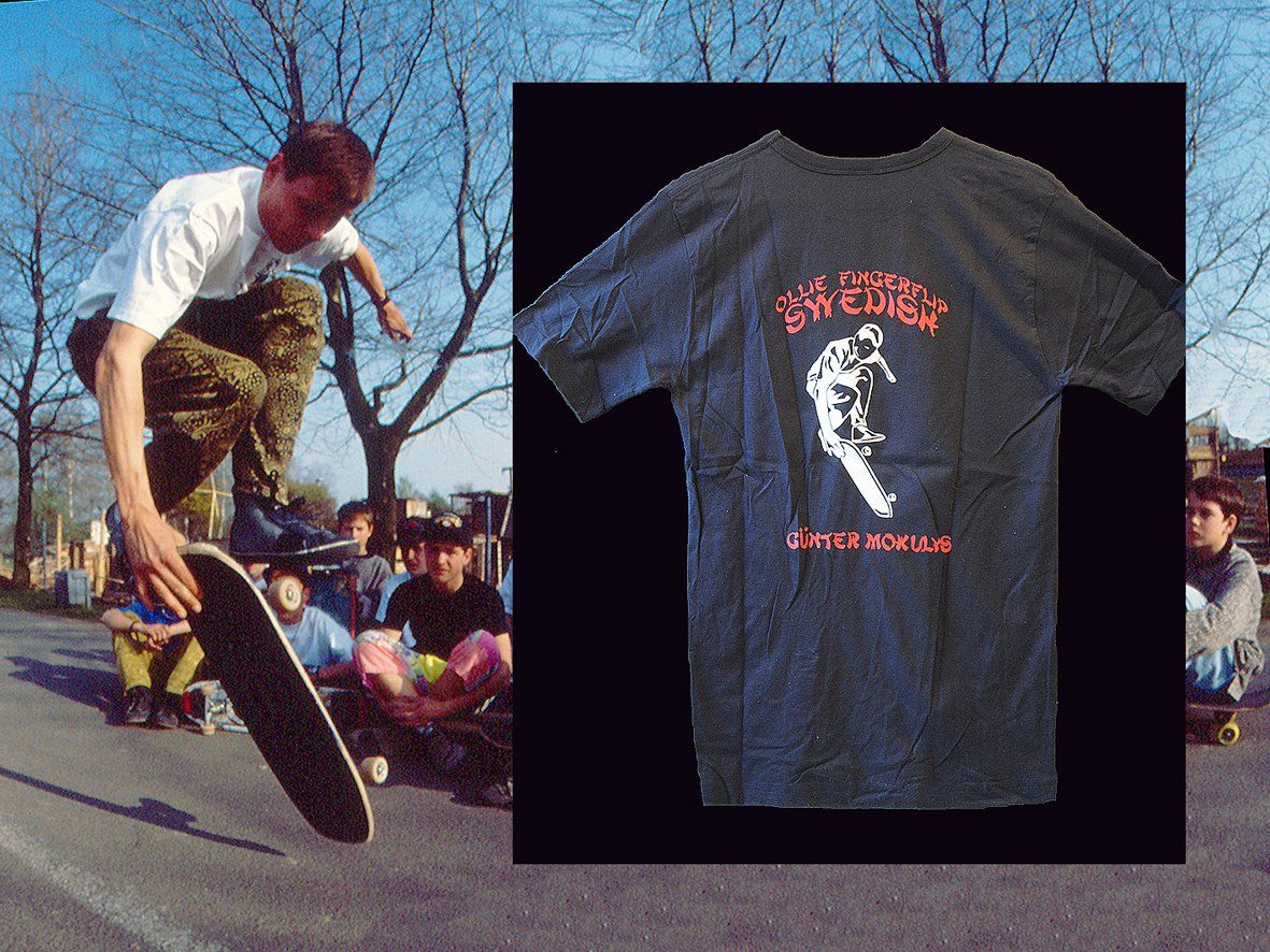 Skateboard Show in Neuwied. Freestyle Skateboarding, Guenter Mokulys, 1993.