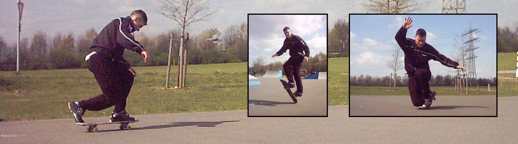 Training. Freestyle Skateboarding, Guenter Mokulys, 2003.