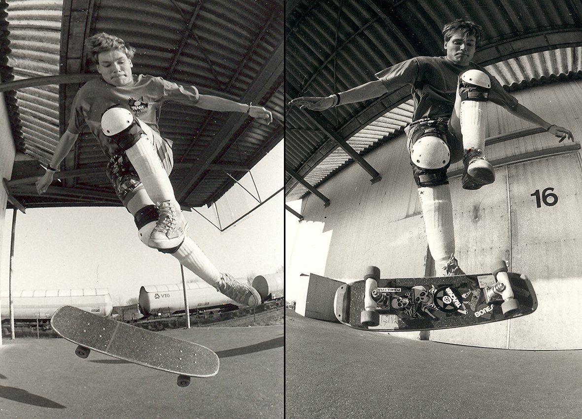 Railflip, Impossible, Freestyle Skateboard, Guenter Mokulys, 1988.