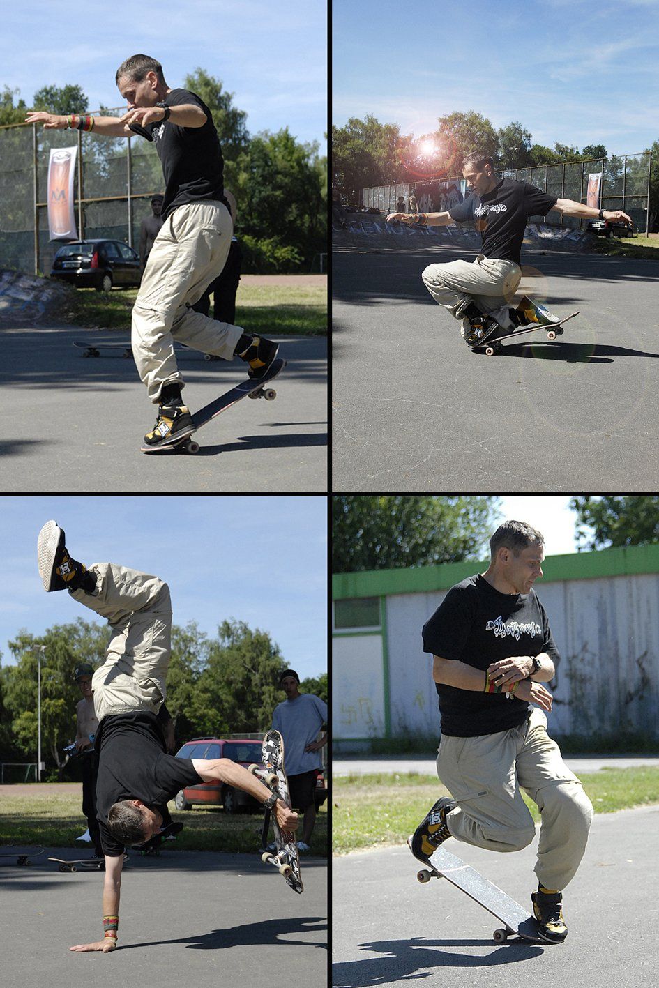 Skateboard Contest in Paderborn. Freestyle Skateboarding, Guenter Mokulys, 2004.