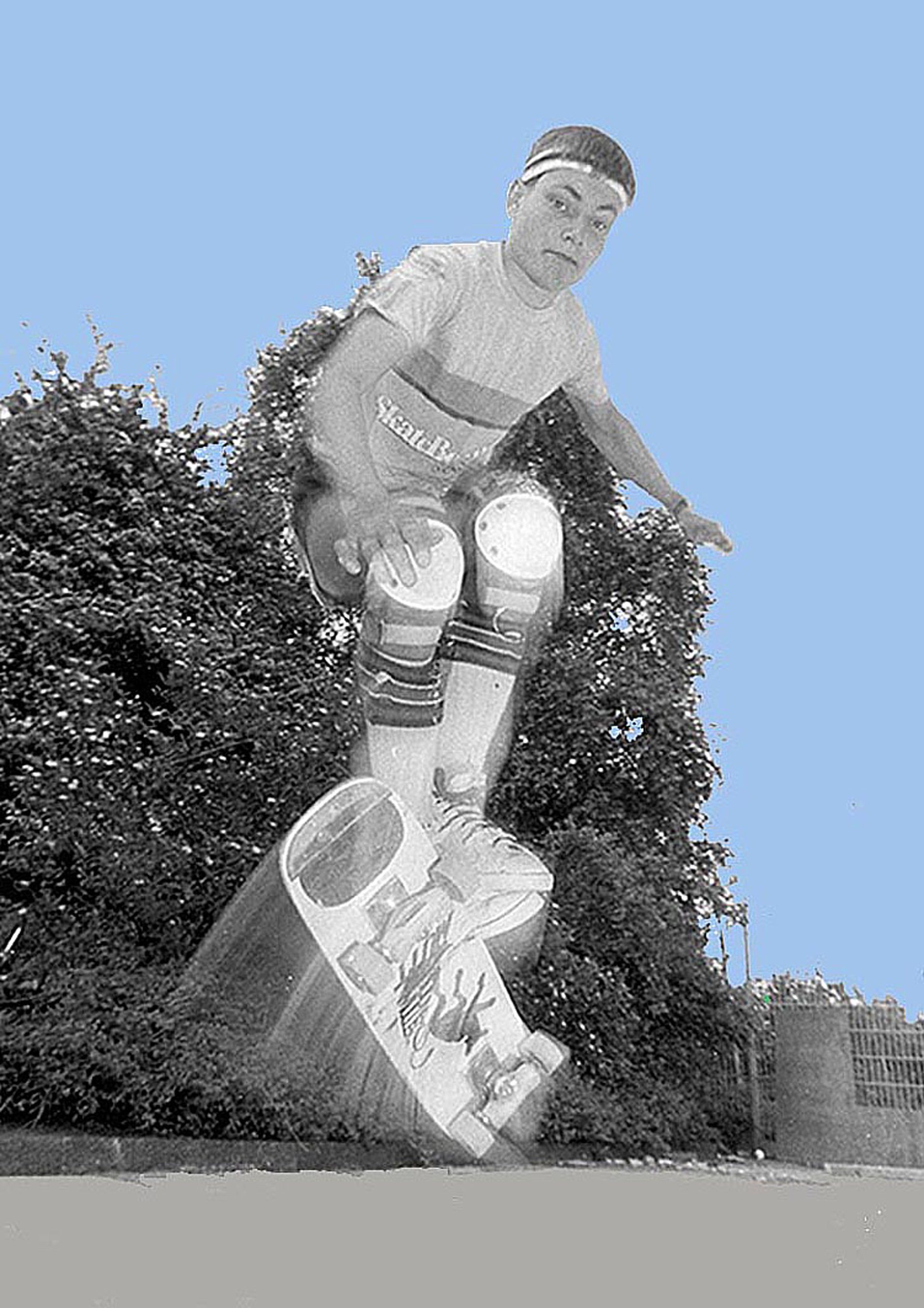 Railflip. Freestyle Skateboarding, Guenter Mokulys, 1986.