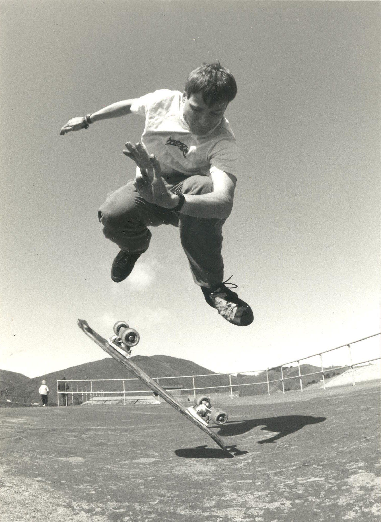 Skateboard Training, San Francisco. Freestyle Skateboarding, Guenter Mokulys, 1992.