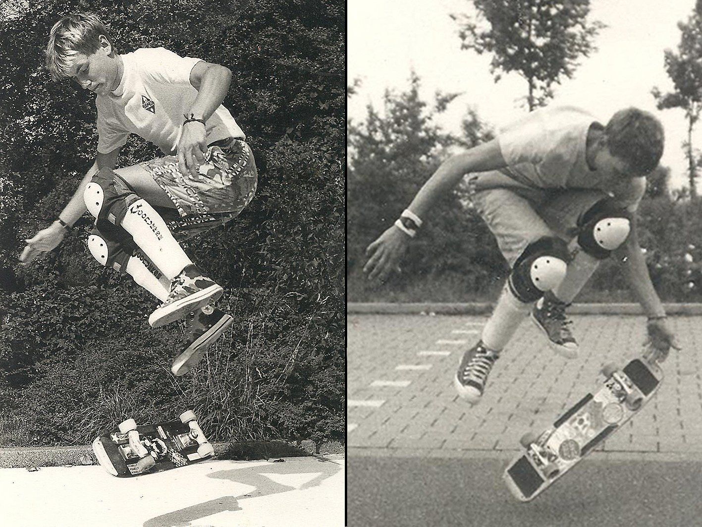 Kickflip, Fingerflip. Freestyle Skateboarding, Guenter Mokulys, 1986.