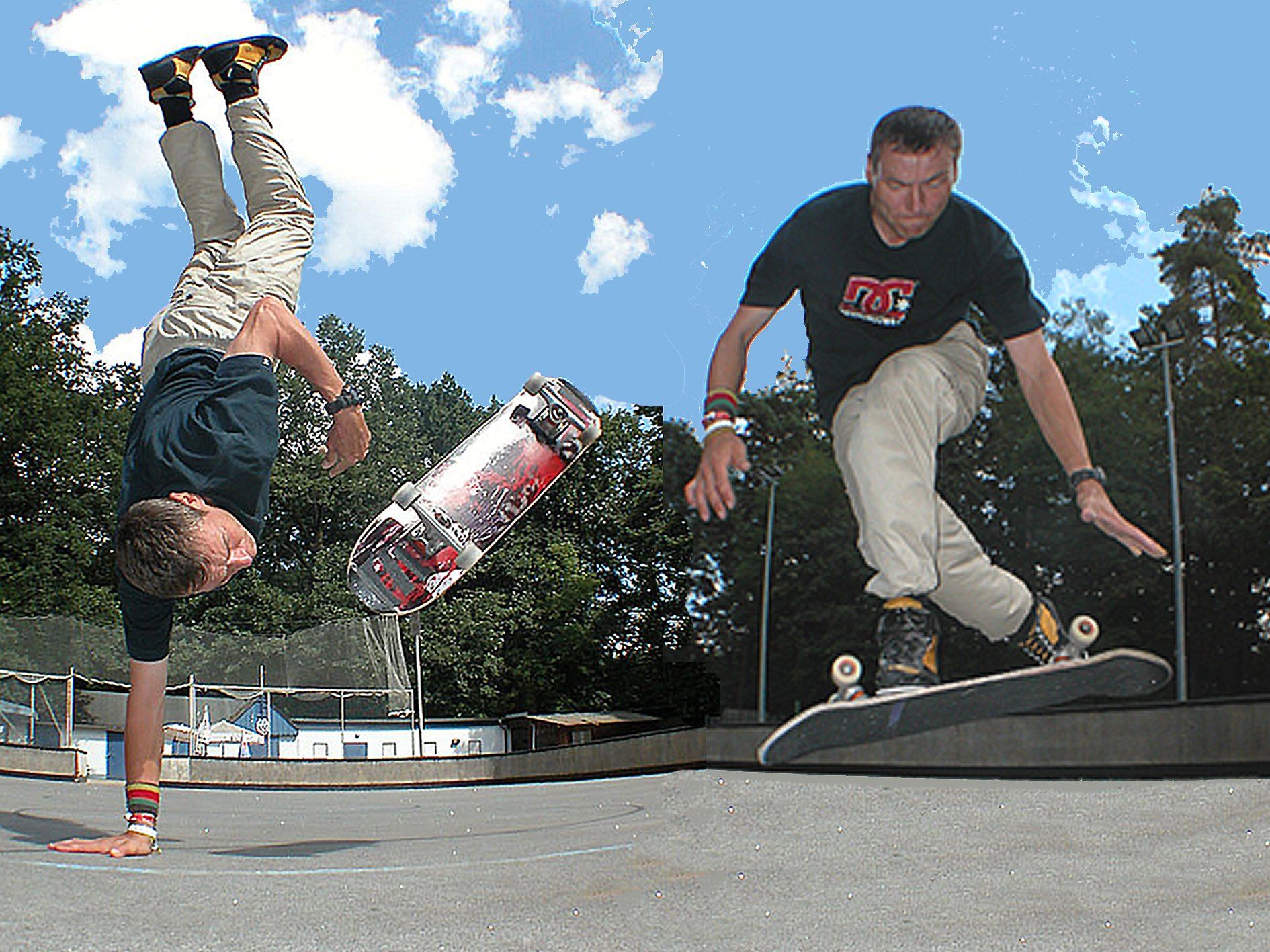BBQ-Contest in Paderborn. Freestyle Skateboarding, Guenter Mokulys, 2006.