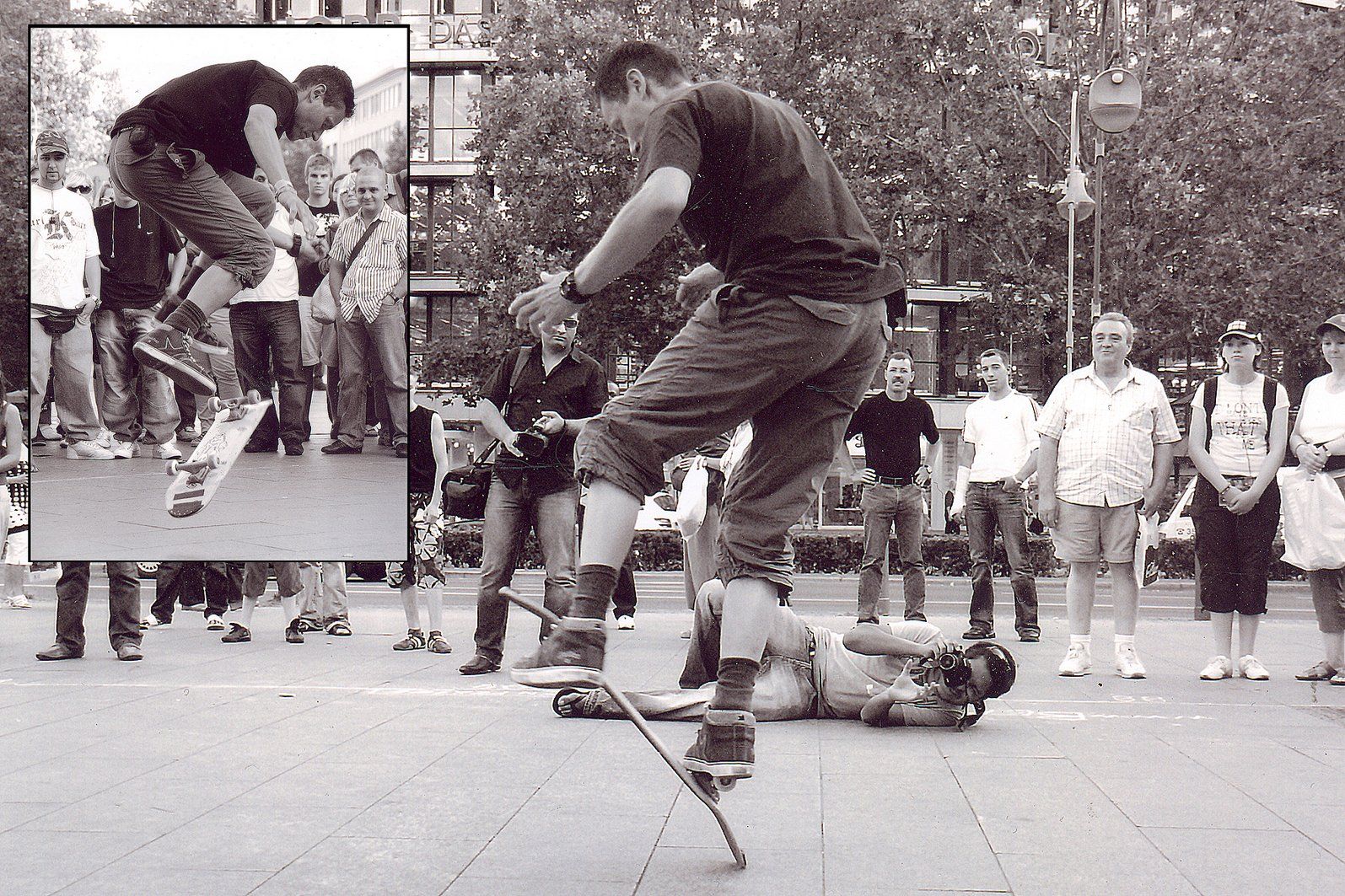Berlin Skateboard Show. Freestyle Skateboarding, Guenter Mokulys, 2008.