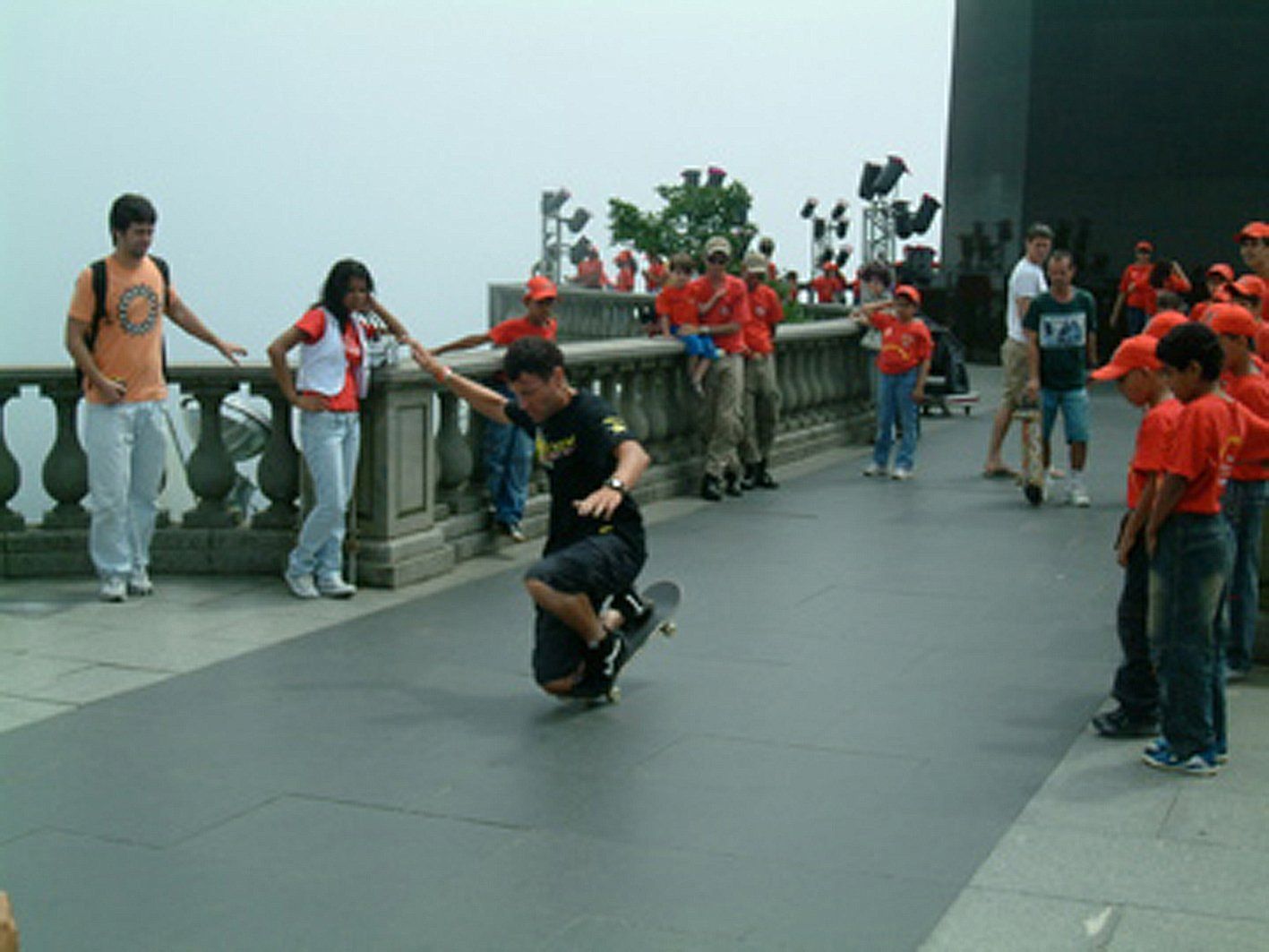Skateboard Show in Rio de Janeiro. Freestyle Skateboarding, Guenter Mokulys, 2008.