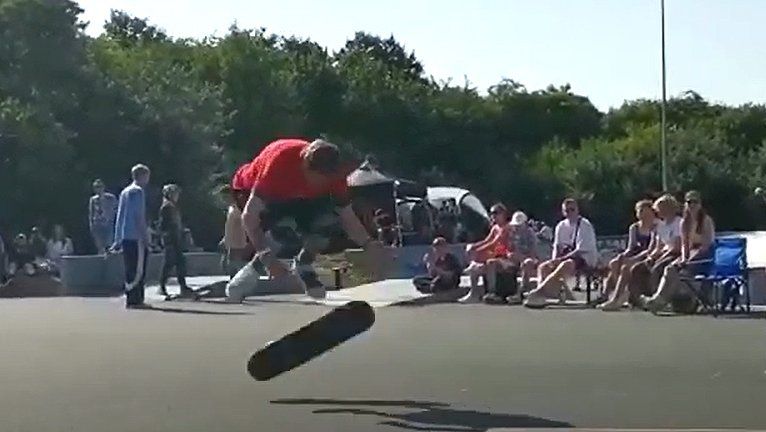 BBQ-Contest, Paderborn. 360° Fingerflip. 2022.