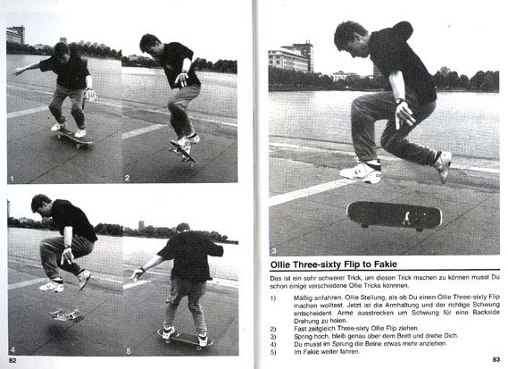 Flatland Skateboard Buch. Rodney Mullen