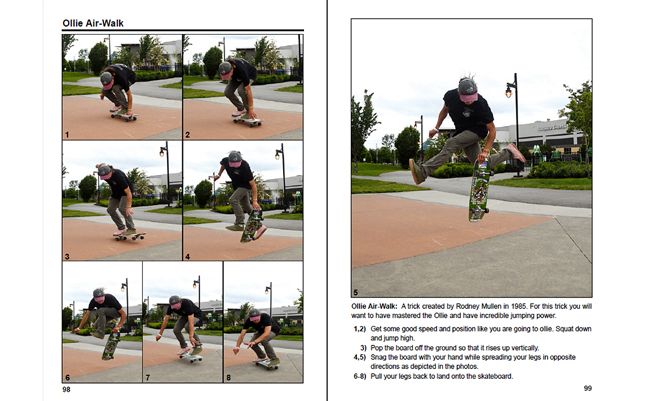Freestyle Skateboard Book Part-1 Ollie Air-Walk
