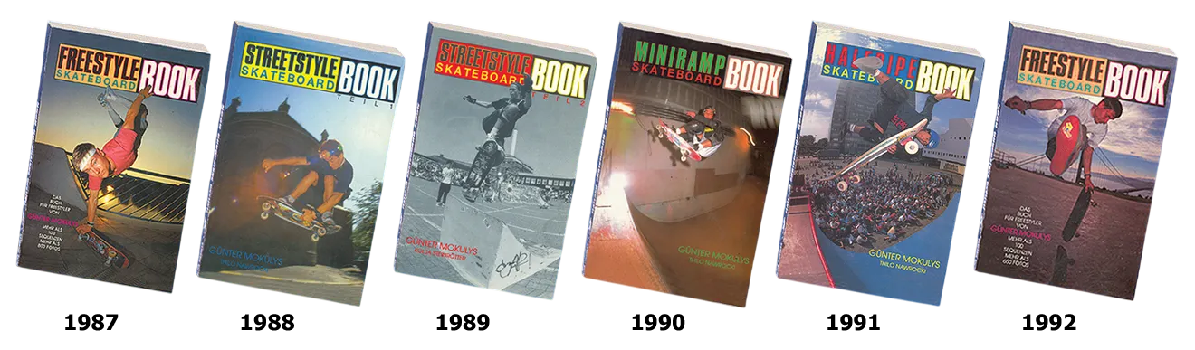 Skateboard Bücher von 1987 bis 1992