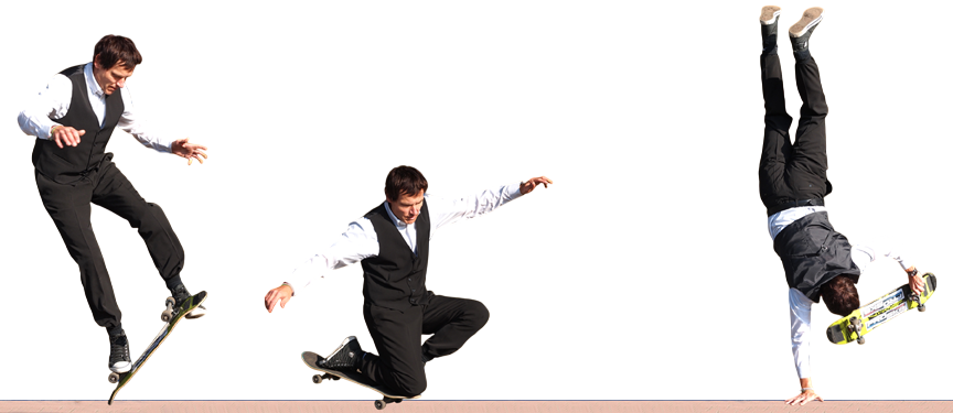 Skateboard Show von Guenter Mokulys Die Skateboard Show: Guenter Mokulys