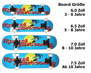 Kinder Skateboards in kindgerechter Größe