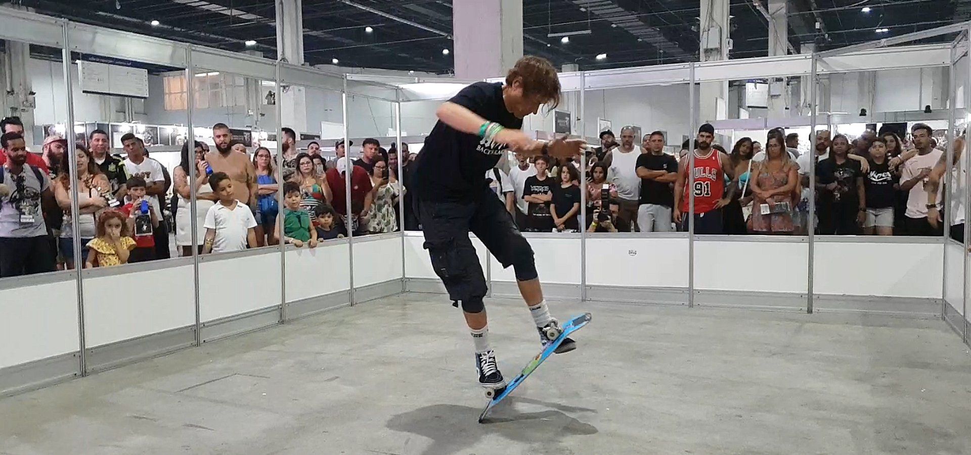 Big Rio-Contest in Rio de Janairo, Brasilien. No-Hand 50/50. 2019.