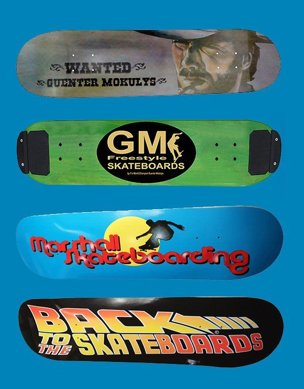 Skateboard Decks von Marshall Skateboarding