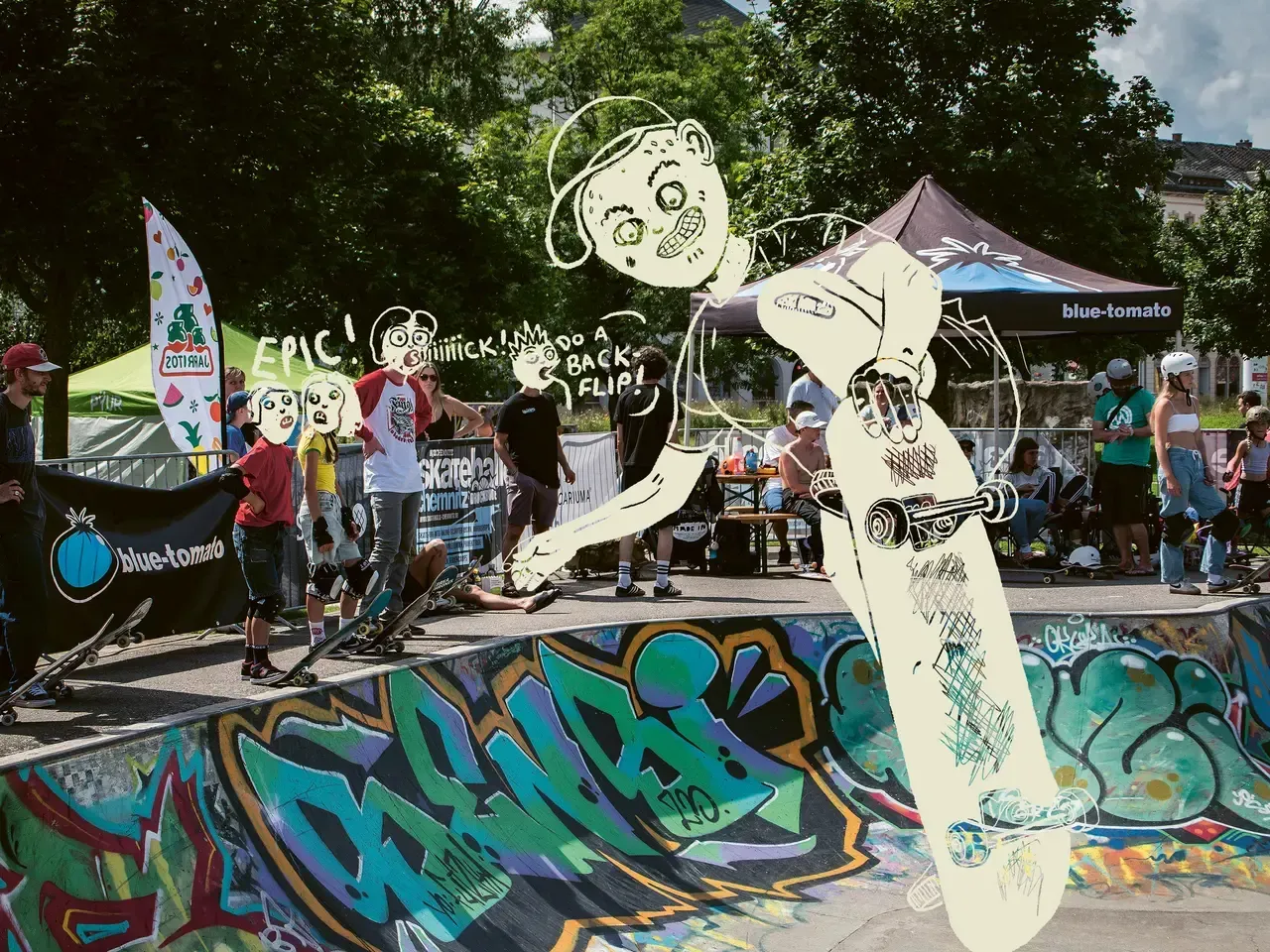 Europäisches Skateboard-Festival