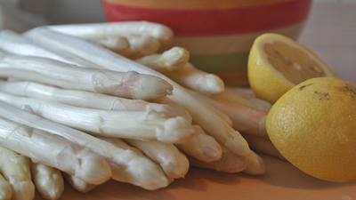 Lagern und Kochen von Spargel