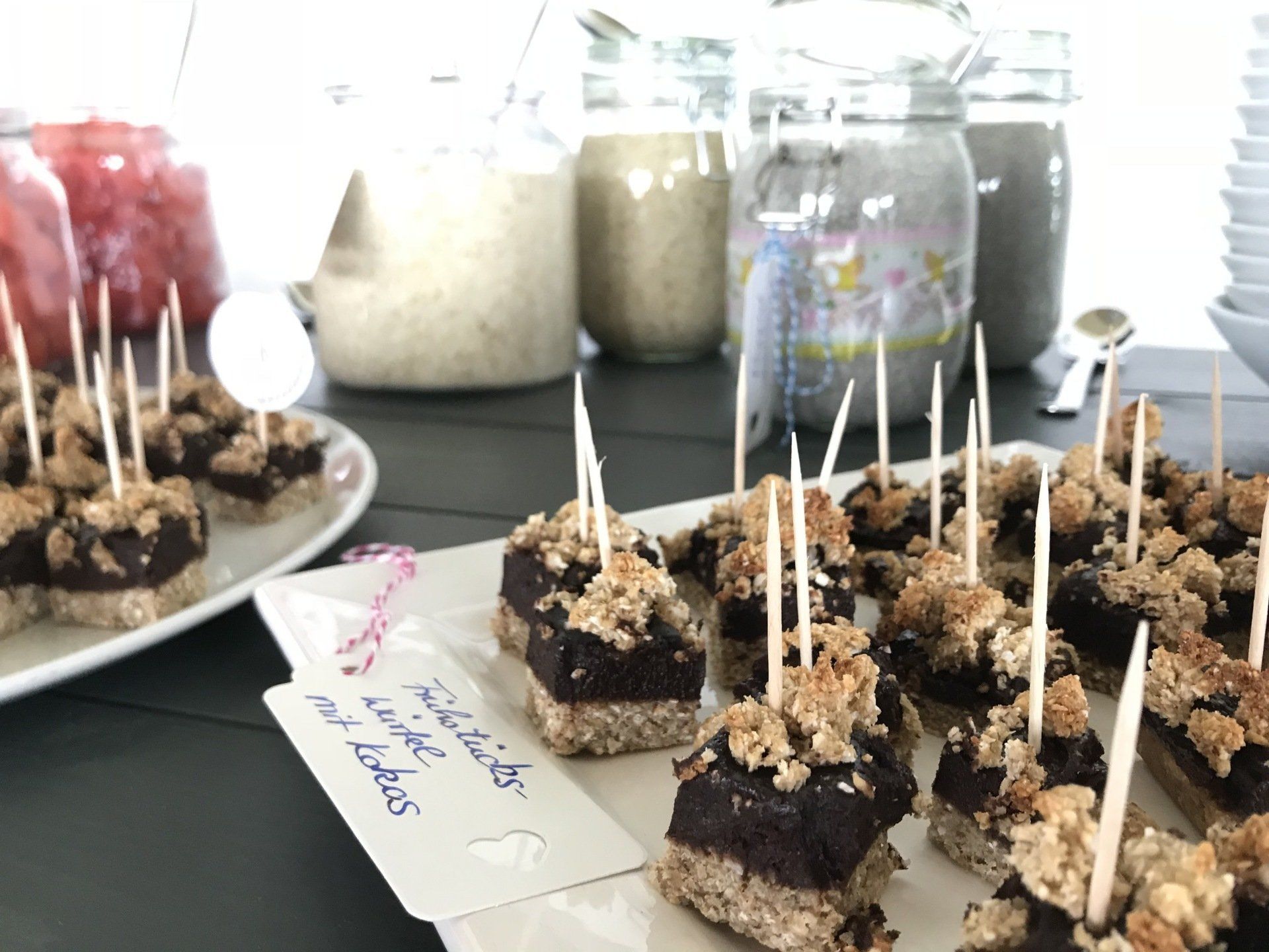 Gesundes Frühstück Vegane und pflanzenbasierte Ernährung