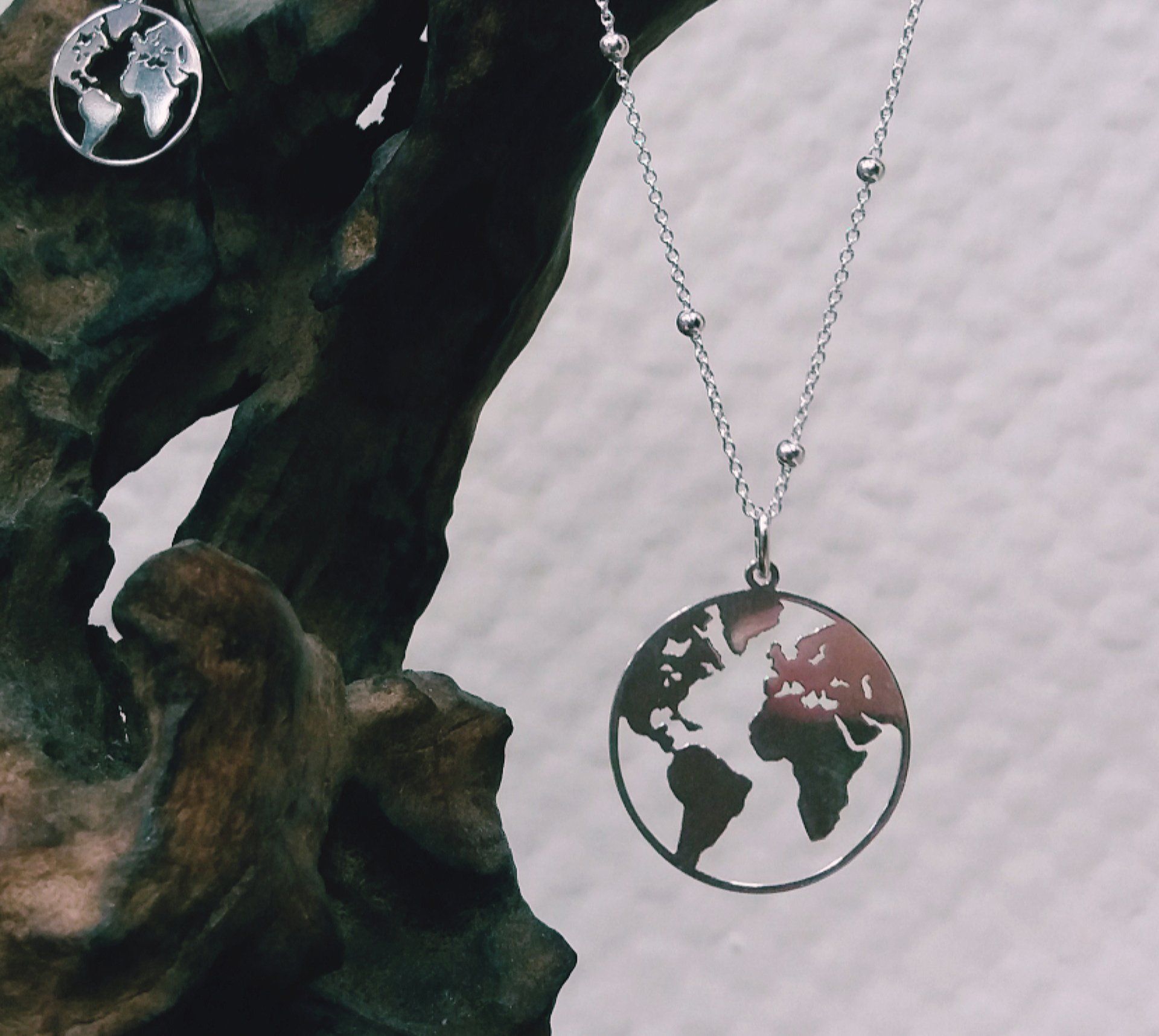 Colgante de plata MapaMundi