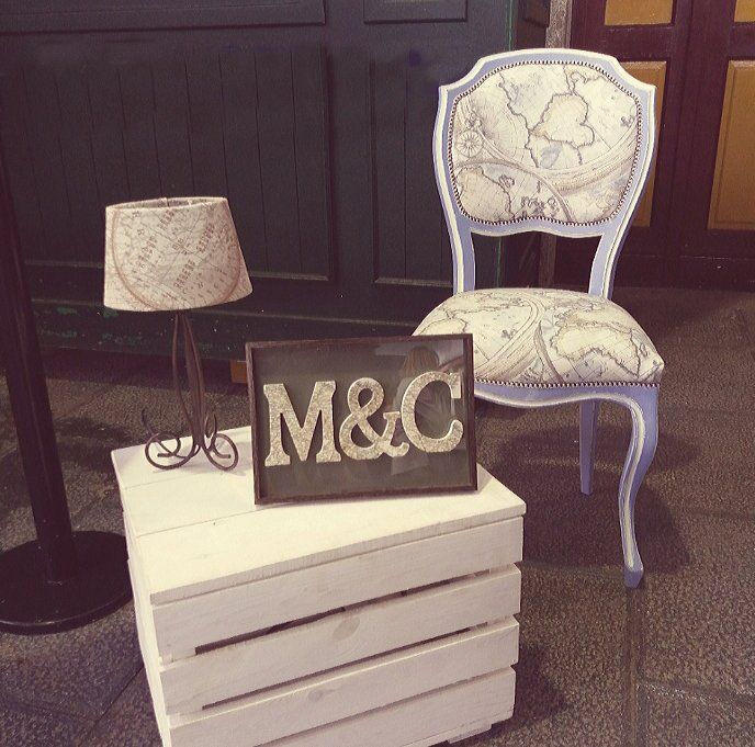 Silla Cartográfica hecha a mano