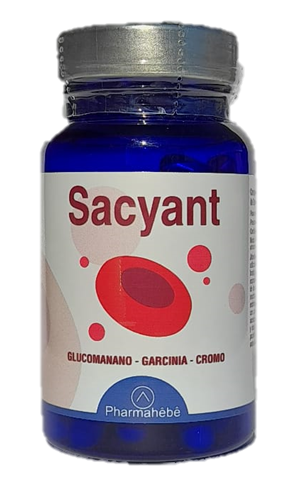 SACYANT Es un suplemento alimenticio natural, con una combinación activa de plantas y fibras, que facilita el control de peso. Ayuda a producir sensación de llenado y disminuye la apetencia por el dulce.