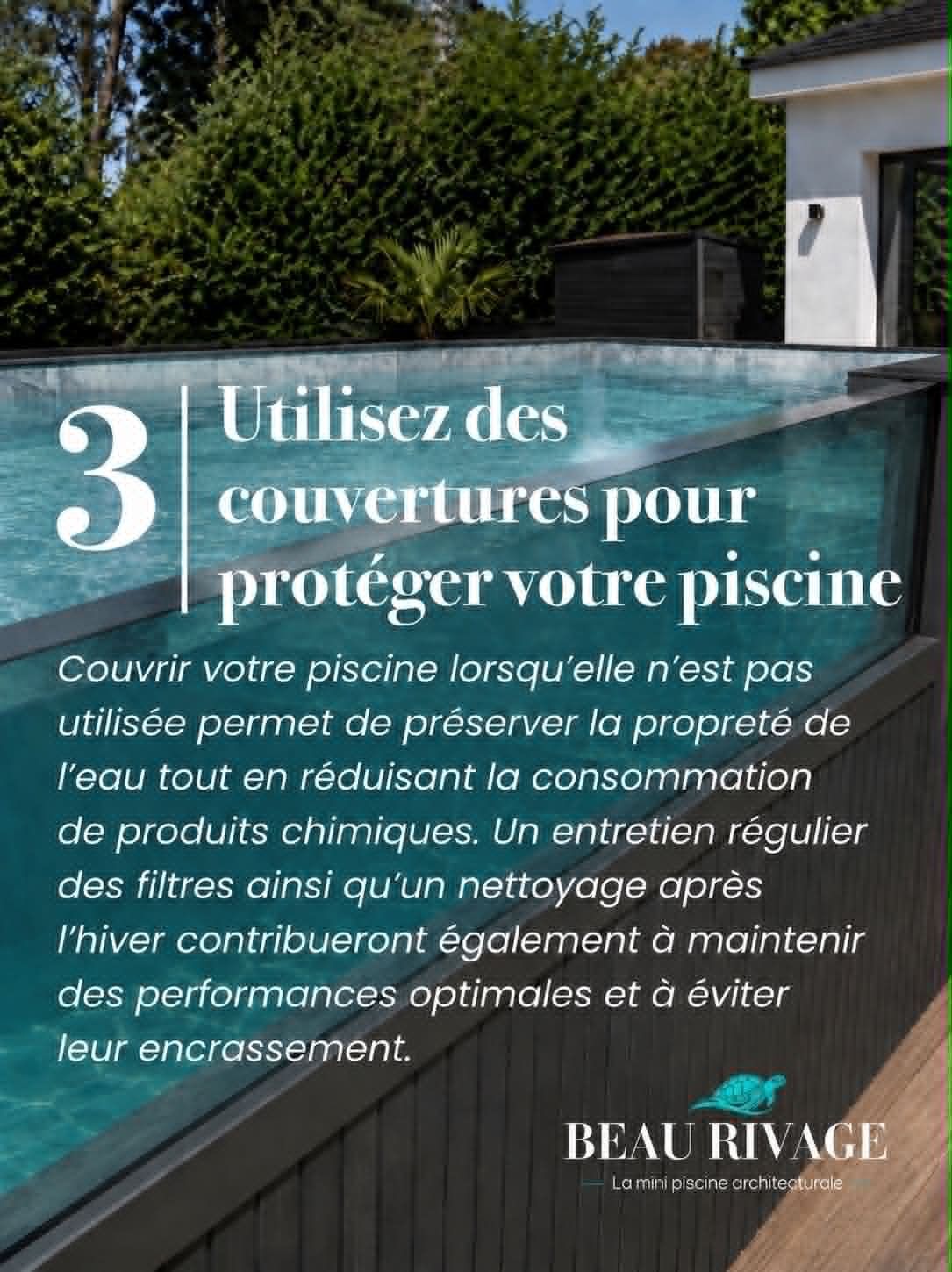 Couverture à bulle mini piscine extérieur