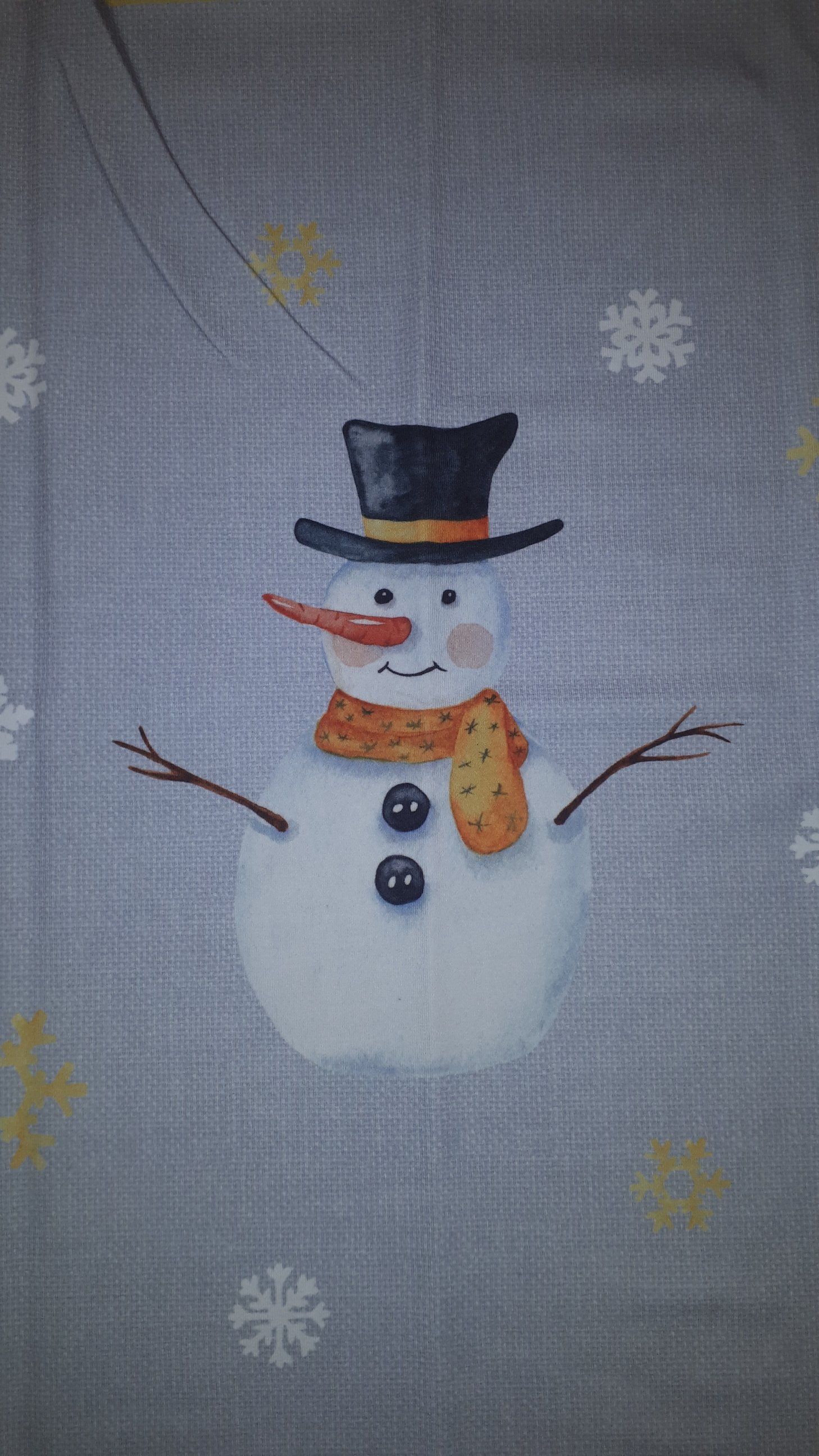 Schneemann mit Hut