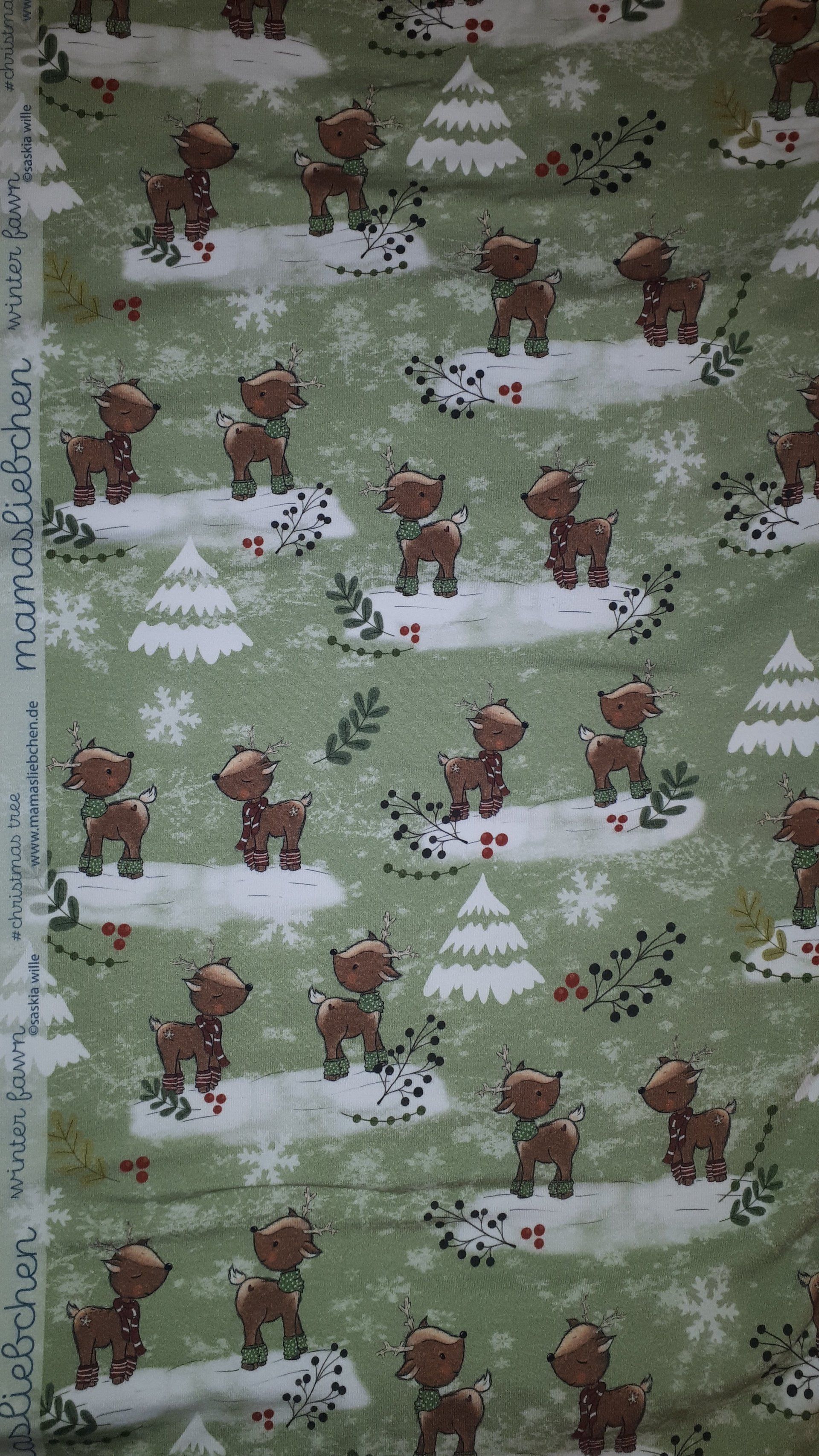 Winter fawn #christmas tree