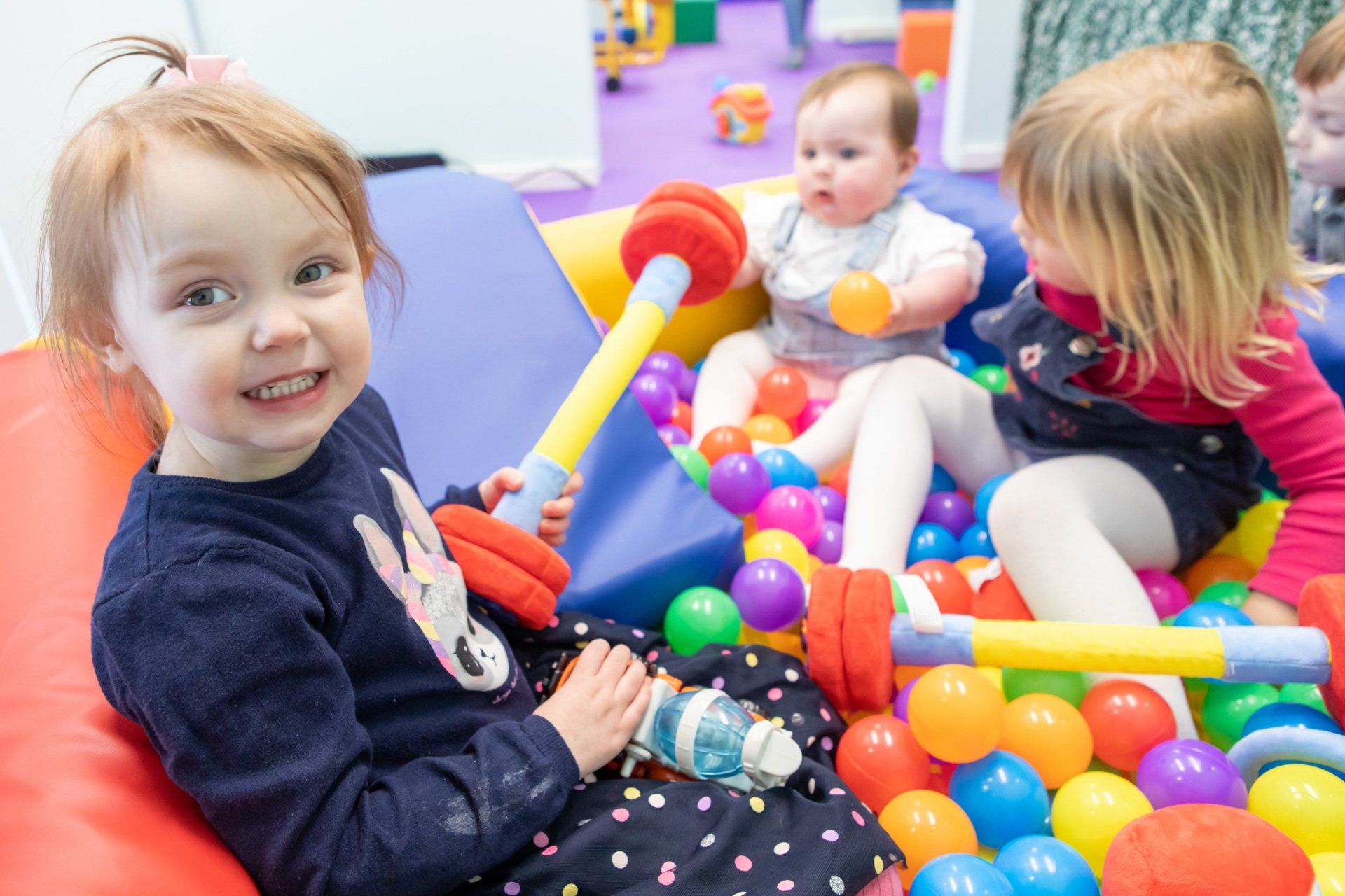 Baby and toddlers in Smart Gym's creche