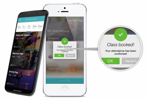 An example of how a booked Smart Gym class will appear on Glofox