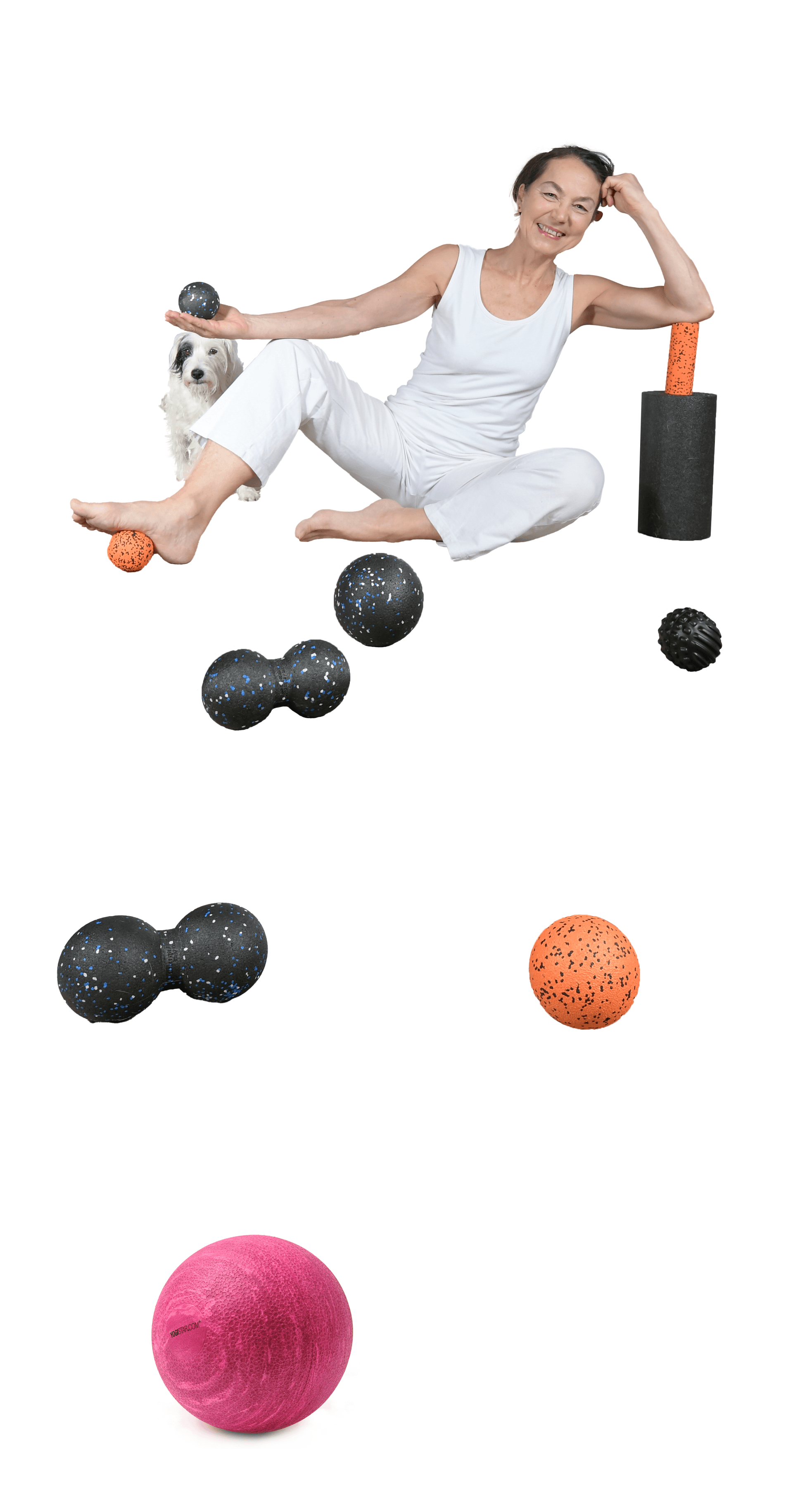 Irene Merbitz-Flentje bei der Yogatherapie