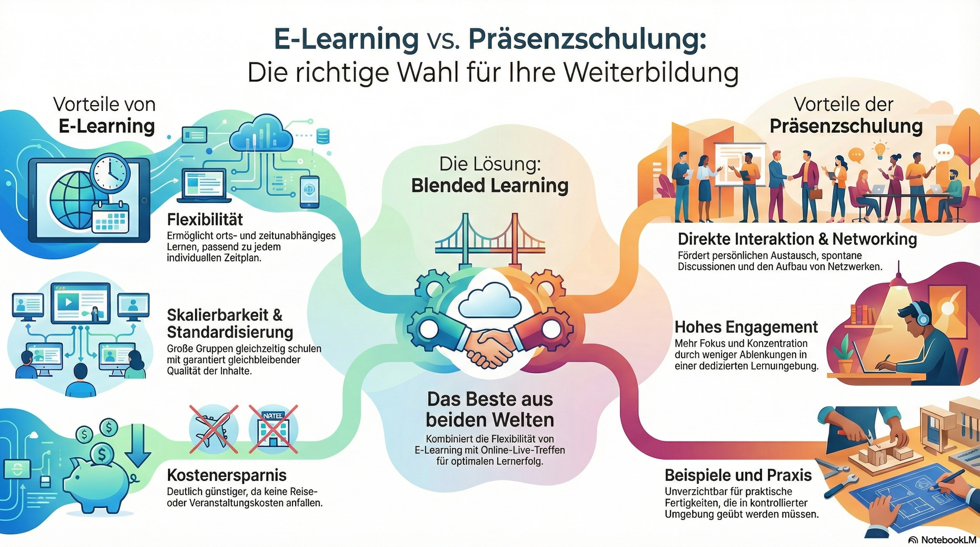 E-Learning vs Präsenzschulung