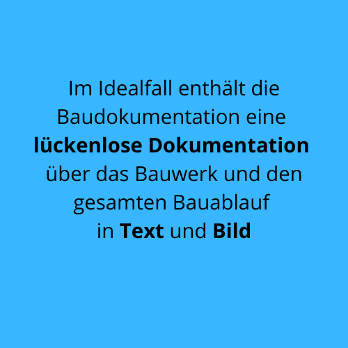 lückenlose Dokumentation in Text und Bild lückenlose Dokumentation in Text und Bild