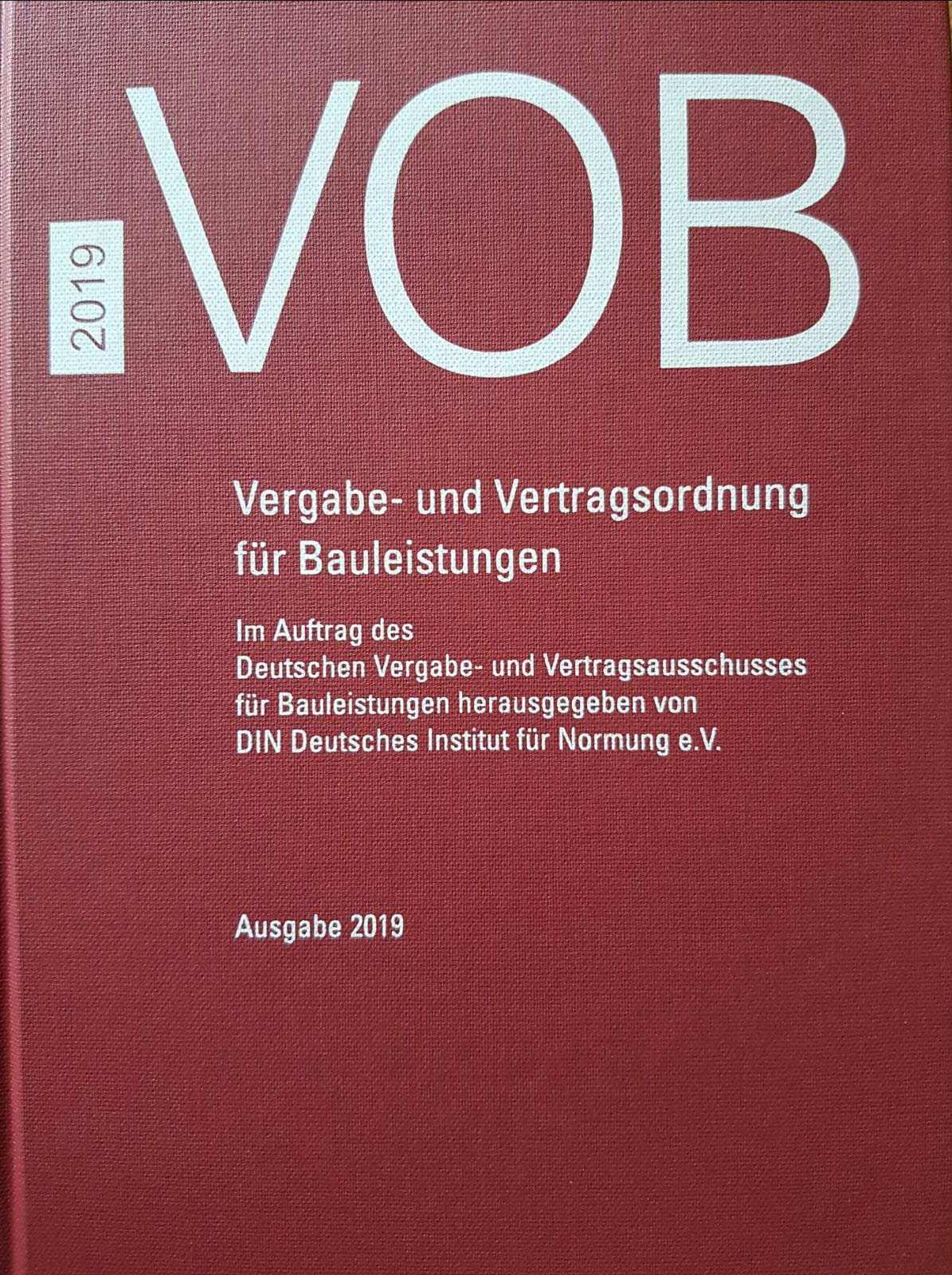 Zum Seminar: Die VOB/B und das  Bauvertragsrecht 2018 VOB 2019