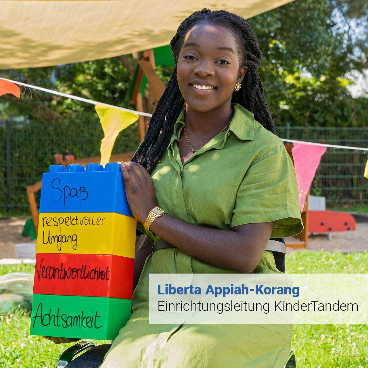 Liberta Appiah-Korang, Einrichtungsleitung KinderTandem